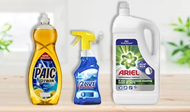 Nettoyants vaisselle, vitre et linge