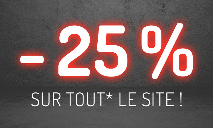 -25% sur TOUT* le site