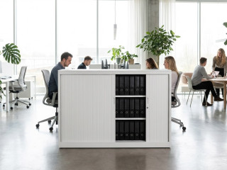 Armoire à rideaux métal