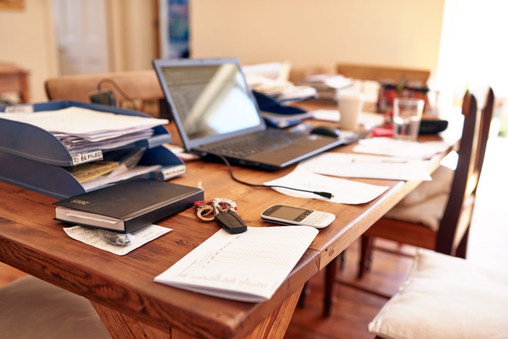 Ne laissez pas votre bureau envahir votre maison