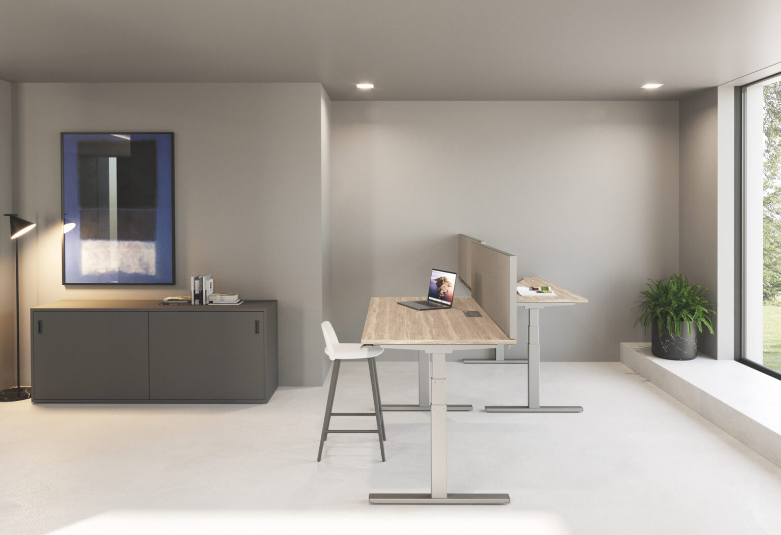 Bureaux assis debout